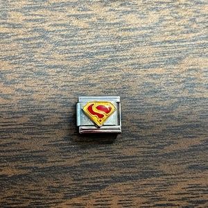 Superman 9mm Italian Charm Brand New